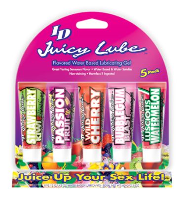 ID Juicy Lube 12g Assorted Tubes 5 Pack 